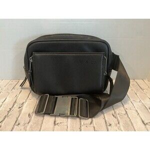 ayla & co Black Leather Belt Bag